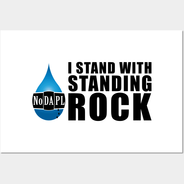 #NoDAPL | I Stand With Standing Rock Wall Art by alexandergbeck